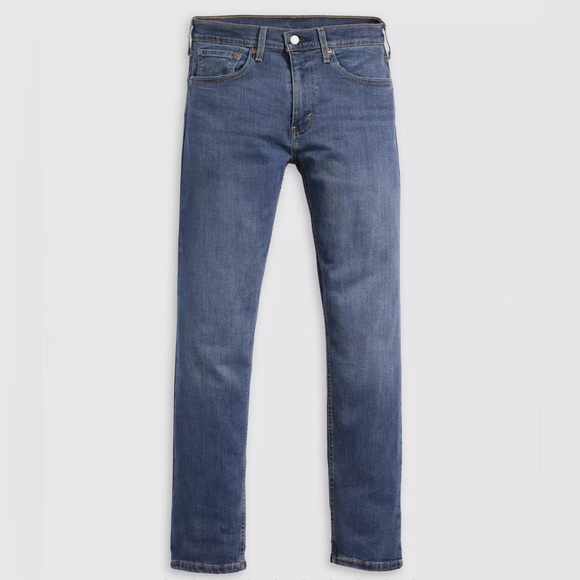 Levi's 502 Tapered Leg Medium Blue Mens Jeans 36/29 - Picture 3 of 13